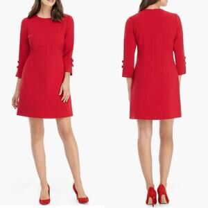 Gal Meets Glam Collection Tatiana Bow Sleeve Sheath Dress size 8